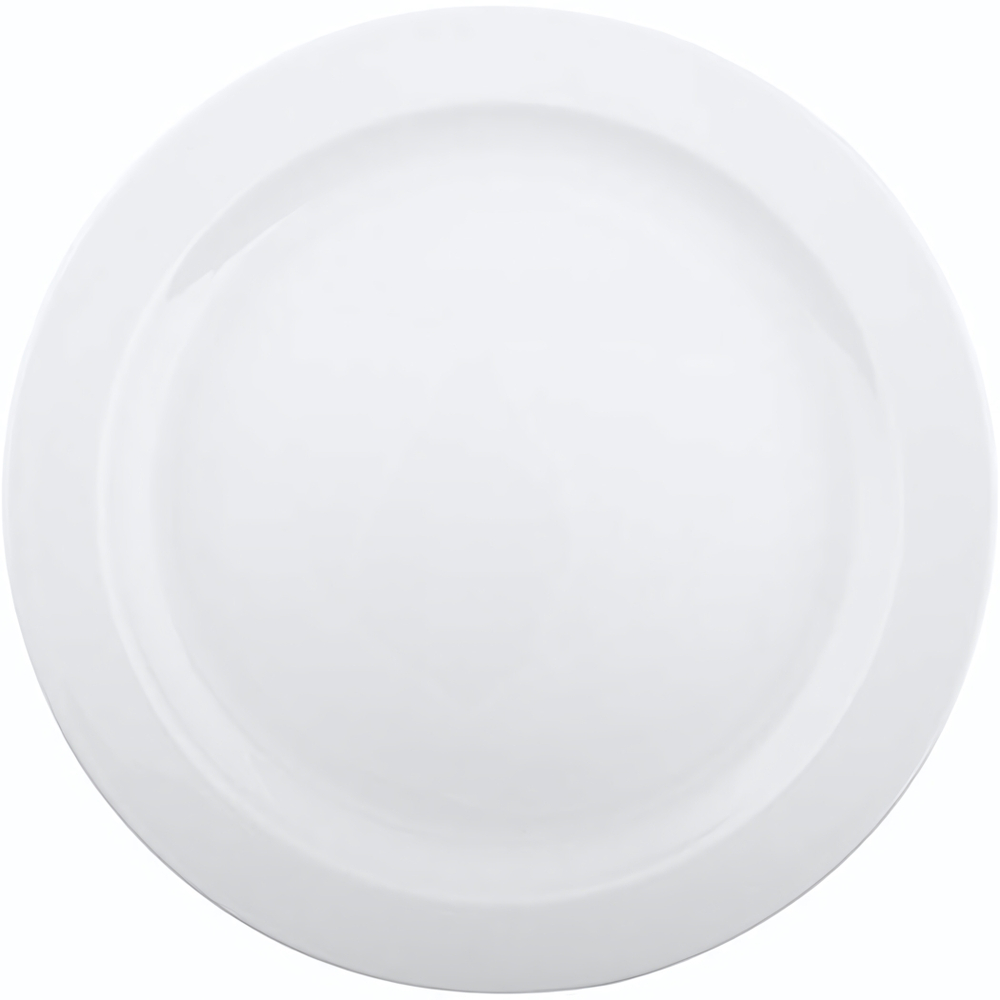 Тарелка «Белая» Принц;фарфор;D=265,H=28мм;белый (Цвет: белый)