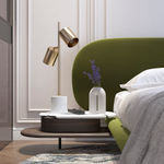 Лампа настольная irjo, 33х13х73 см, золотистая