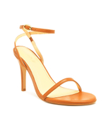 Кожаные босоножки на шпильках otis Alohas - коричневый(S100138)