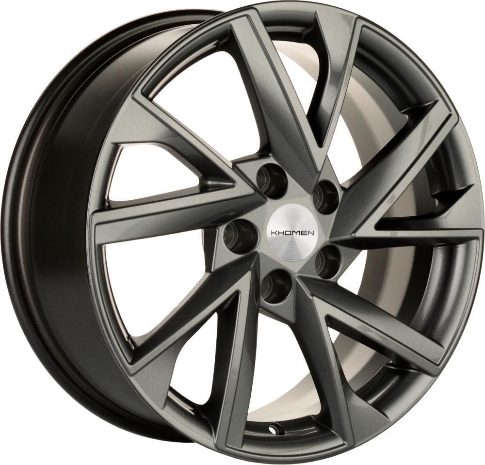 Khomen 1714 7x17 5x108 ET 50 Dia 63.3 (grey)