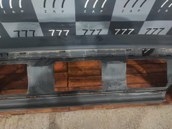 Юбка заднего бампера Hyundai Santa Fe 4 (TM) 18-21 Б/У Оригинал 86612S1000