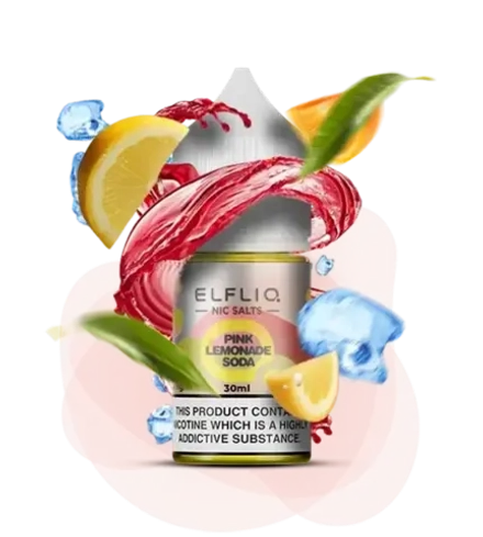 ELFLIQ - Pink Lemonade Soda (5% nic, 30ml)