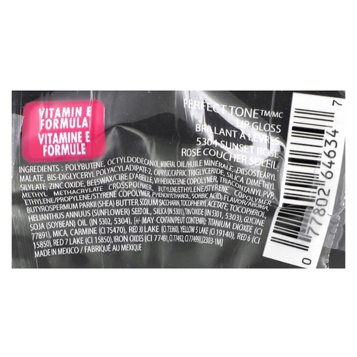 Black Radiance, Perfect Tone, блеск для губ, оттенок 5304 Rose Rose, 11,8 мл (0,4 жидк. унции)