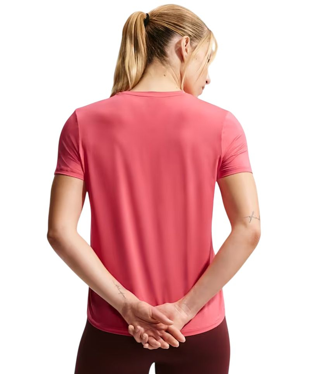 Женская теннисная футболка Nike Dri-Fit One Classic - sea coral/white