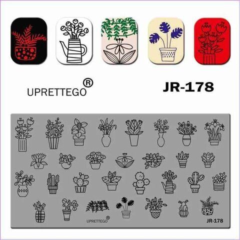 Пластина для стемпинга JR-178