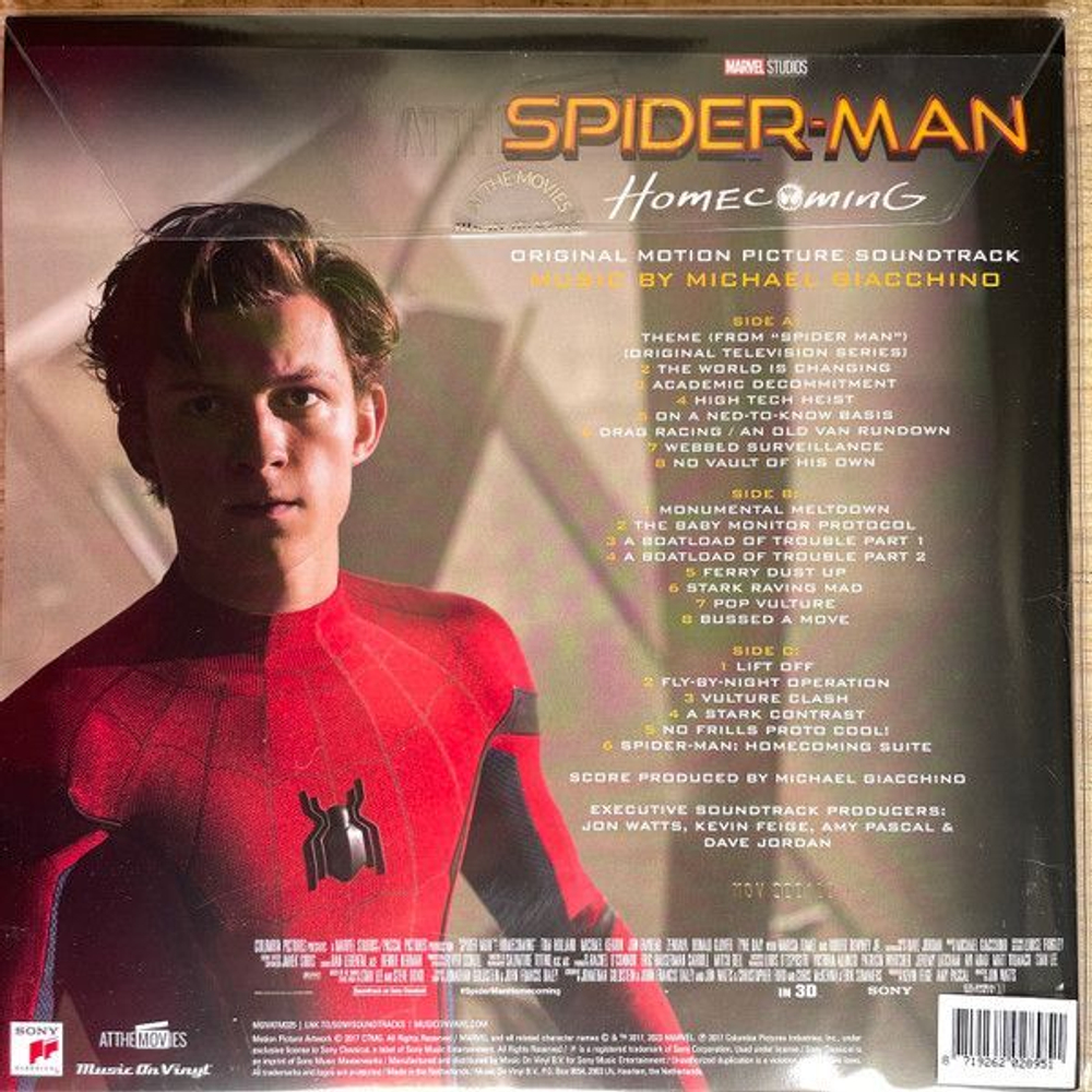 Виниловая пластинка Michael Giacchino Spider-Ma: Homecoming Original Motion Picture Soundtrack