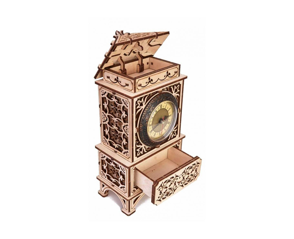 Классические часы от Wood Trick - деревянный конструктор, 3D пазл, Сборная модель