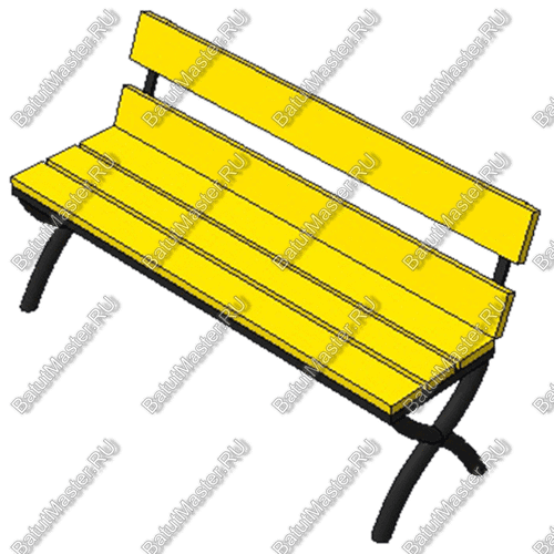 СКАМЬЯ "ПАНЬЕ" МАФ-15.3.03