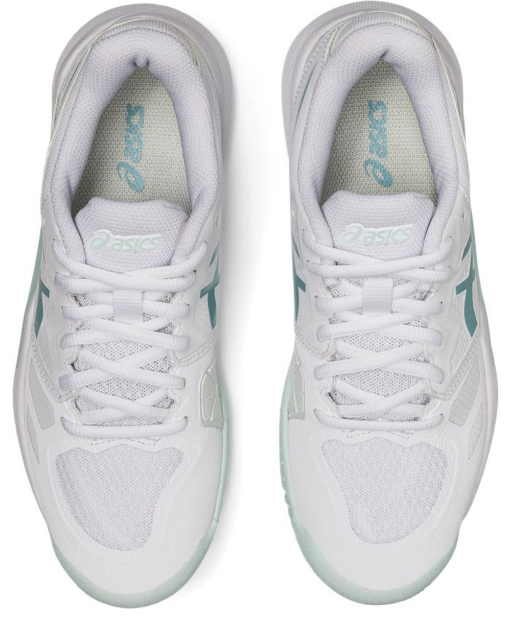 Женские Кроссовки теннисные Asics Gel-Challenger 13 - white/smoke blue