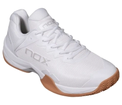 Мужские кросовки для Padel NOX ML10 Hexa - white/gum rubbe