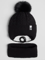 Шапка зимняя детская и снуд