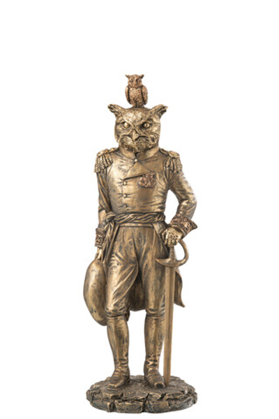 Декор "Филин - джентельмен" 13,5x13x38см