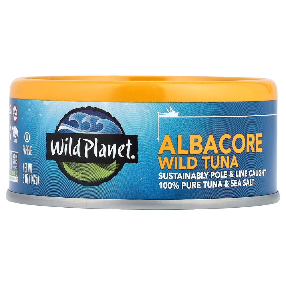 Wild Planet, Дикий длиннопёрый тунец, 5 унций (142 г)