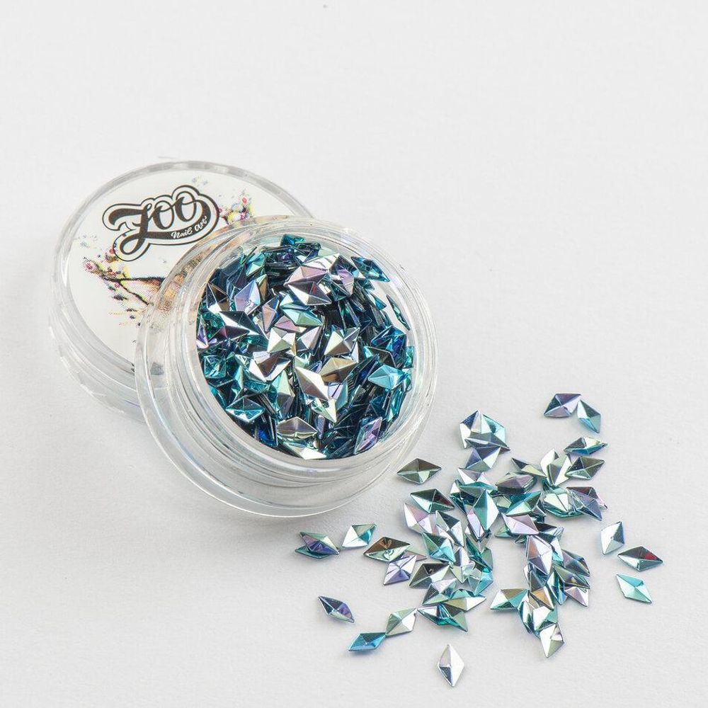 1277 Чешуя дракона 3D ромбики 4 мм