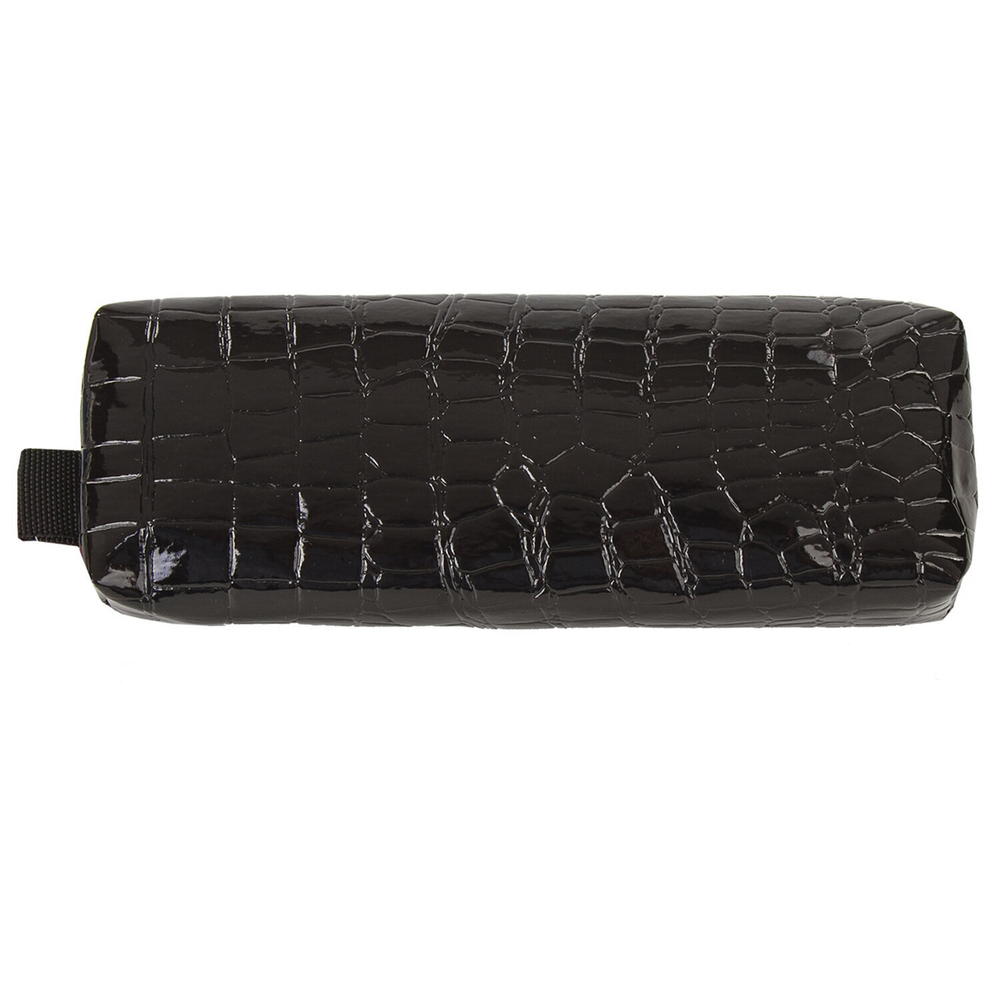 Пенал-косметичка BRAUBERG "Ultra black" "крокодиловая кожа" 20х6х4 см (3 штуки в упаковке)