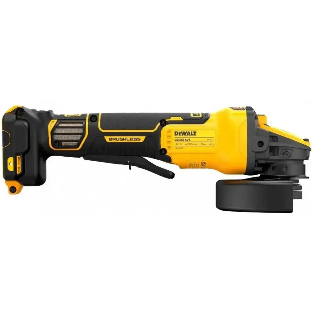 Угловая шлифмашина 125 мм с регулируемой скоростью 18V Dewalt DCG416VSN (без АКБ и ЗУ)