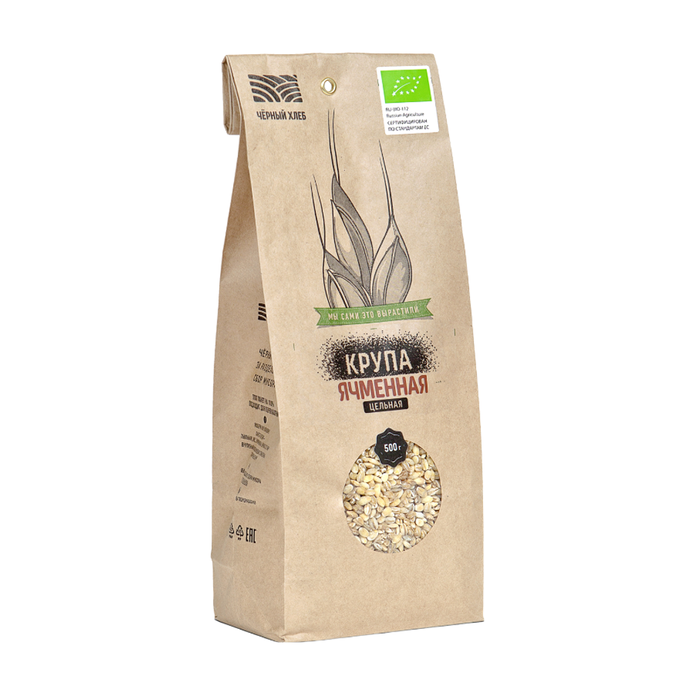 Крупа ячменная цельная 500гр (ЧЕРНЫЙ ХЛЕБ)