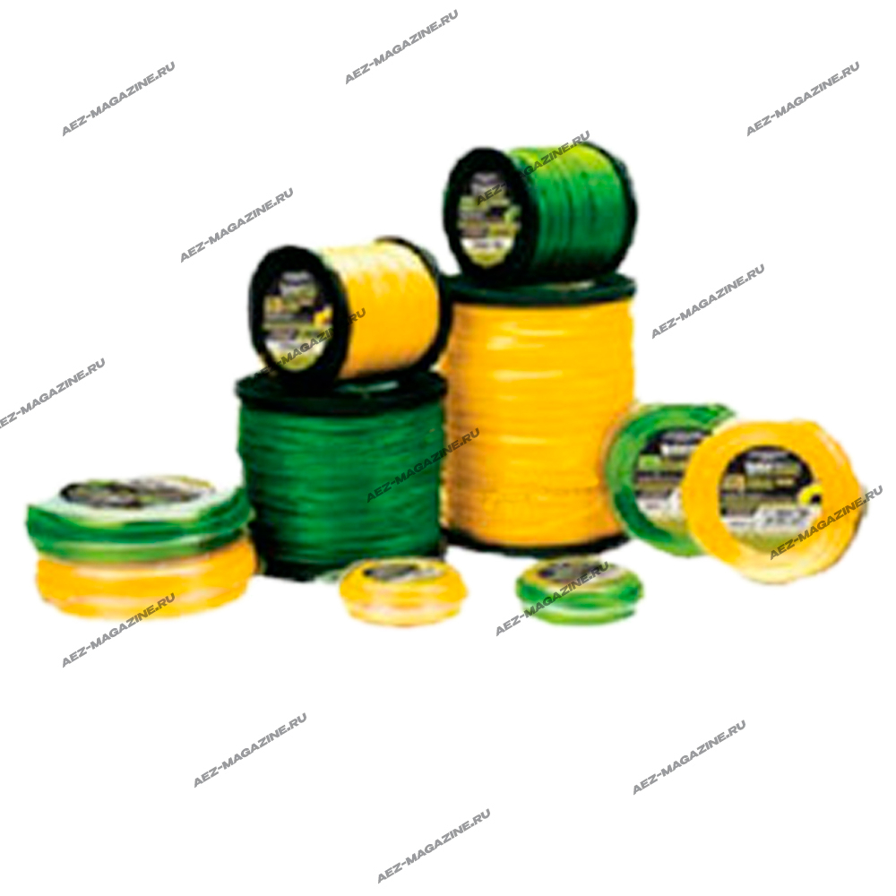 Леска триммерная AEZ серии DUAL CUT, сечение-квадрат 3,00мм(142м)