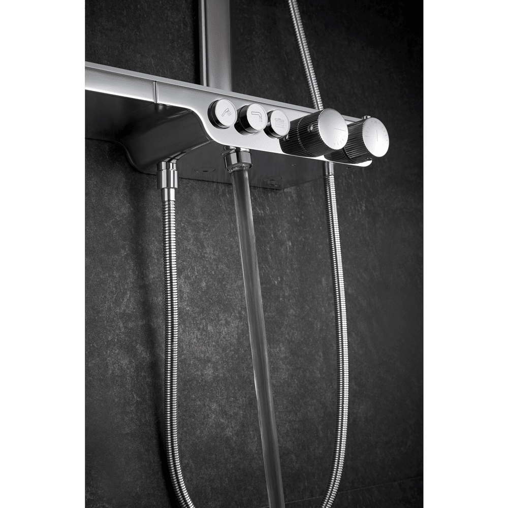 Душевая система Black&White Universe с термостатом, хром (U7655)