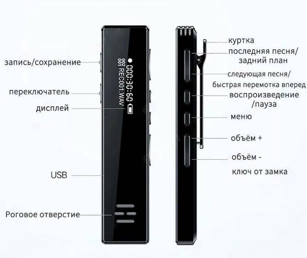 диктофон Mrobo A10 32гб