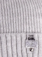 Шапка для девочки осенняя