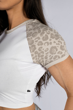 Кроп топ Crop Top Leopard '97 PRIMAL 861 Кремовый леопард