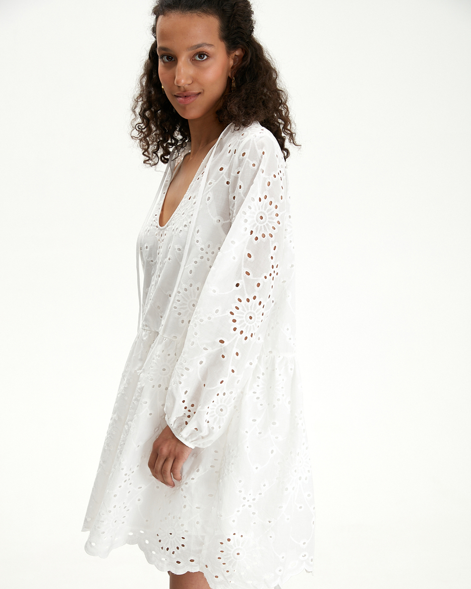 Свободное платье из итальянского шитья