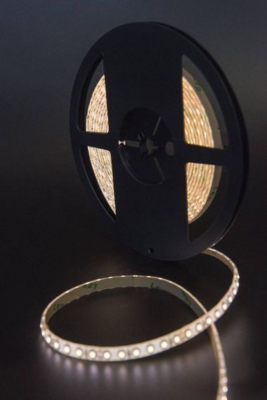 Светодиодная влагозащищенная лента SWG 9,6W/m 60LED/m 3528SMD теплый белый 5M 002125