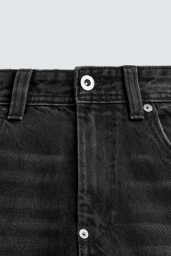 ZARA ДЖИНСЫ СВОБОДНОГО КРОЯ, ЗЕЛЕНЫЙ