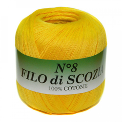 Пряжа Filo Di Scozia №8 50г, 340м, 100%мерсеризованный хлопок (цена за 1 шт)
