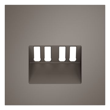 Накладка для розетки акустической 4-местной , S70 (капучино)