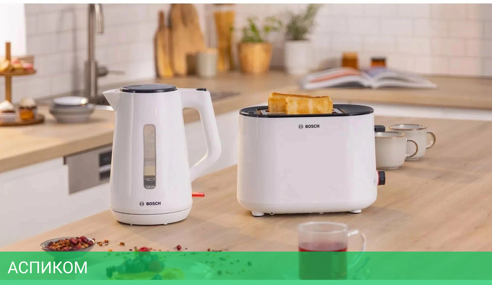 Электрочайник Bosch TWK1M121 белый