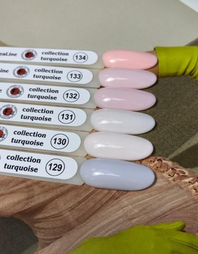 CreaLine Набор гель-лаков 6шт по 10 мл тон 129-134