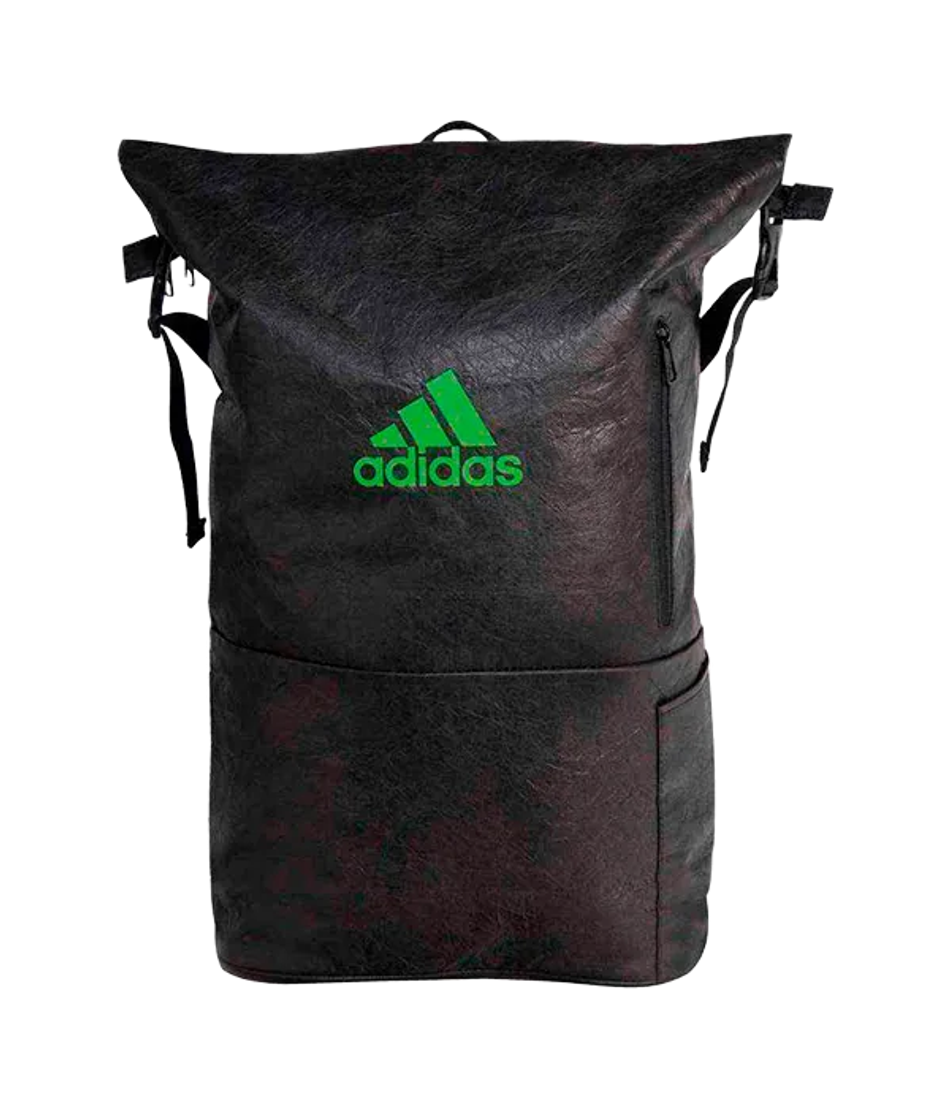Рюкзак для падел Adidas Multigame Black-Green, водонепроницаемый и прочный