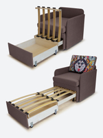 Кресло-кровать "Миник" с подлокотниками, купон Хаски