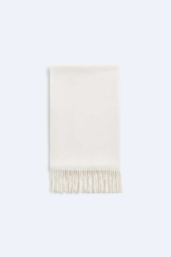 ZARA БАЗОВЫЙ МЯГКИЙ ШАРФ, ЭКРЮ