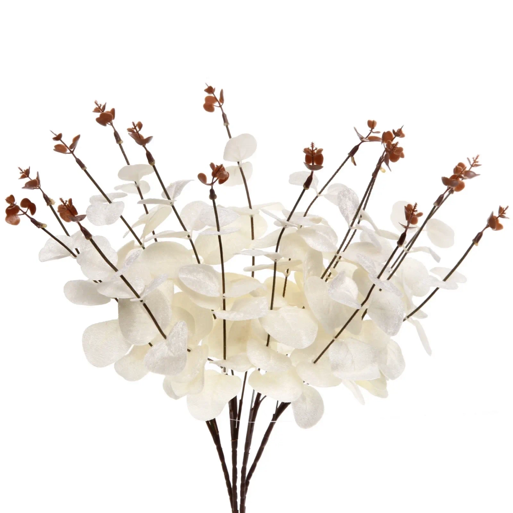 Искусственные цветы «FLOWERS MAGIC» 50см Эвкалипт шампань