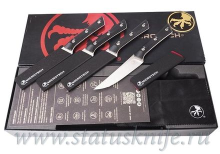 Сет Microtech Kitchen Steak Set 4 black classic