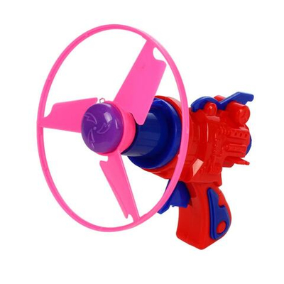 Игровой набор Запускалка пистолет со светом 2 кольца, 3-4 цвета микс, с-40835