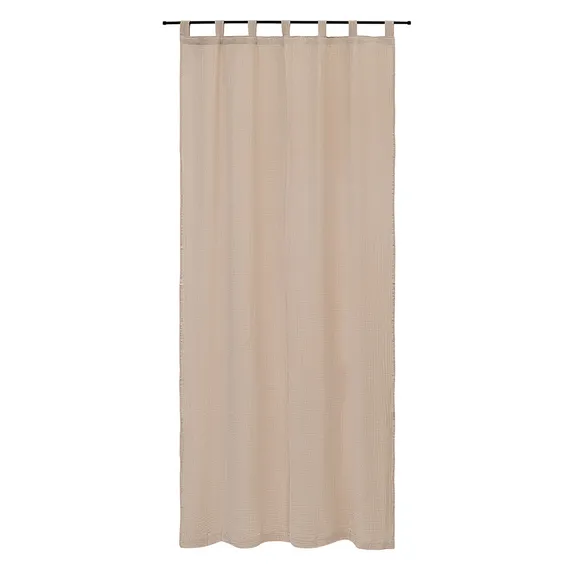 Штора из муслина бежевого цвета из коллекции essential, 150х290 см