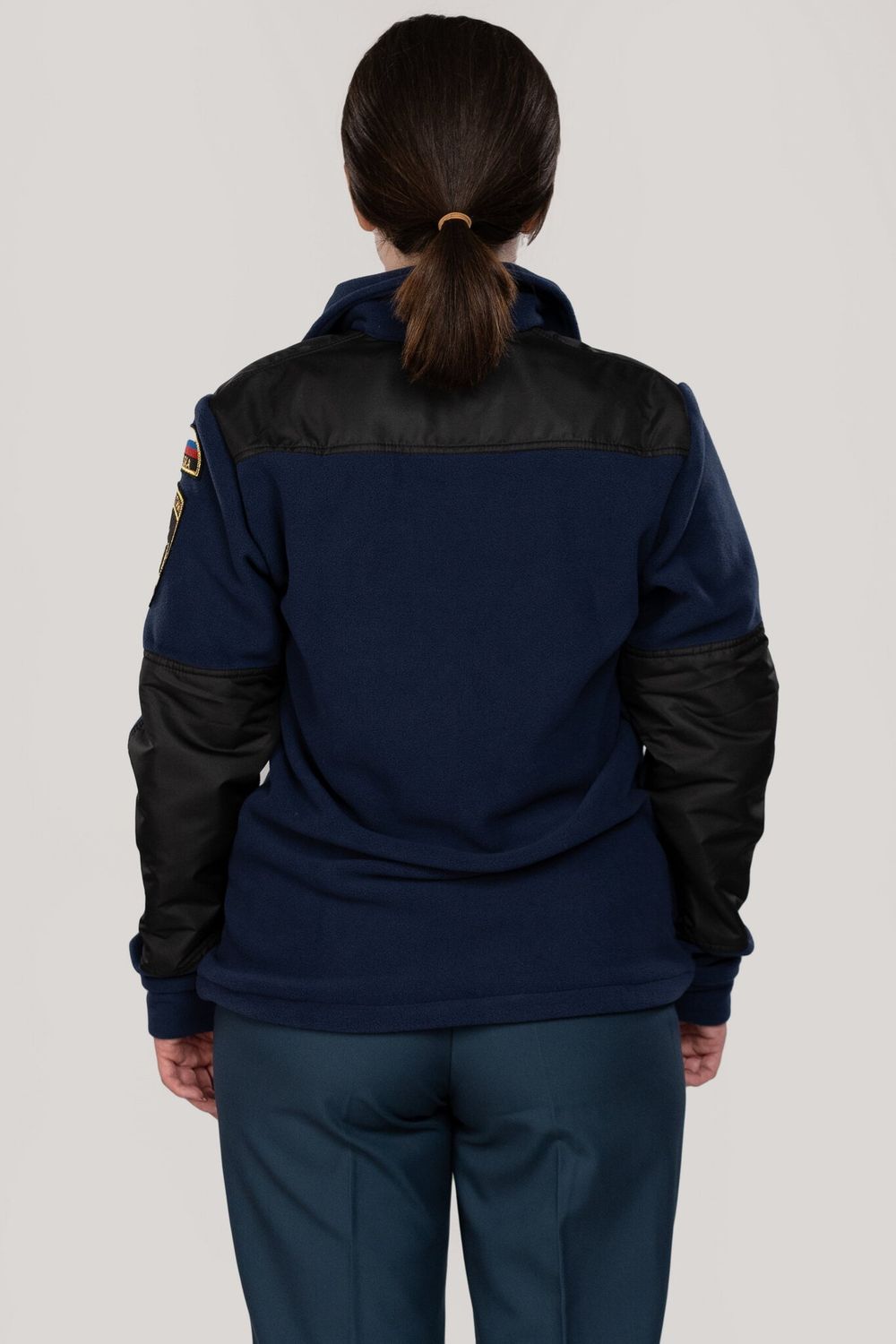 Куртка флисовая женская МЧС (с шевронами)