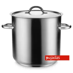 Кастрюля 16,5 л котел 28*28 см с крышкой нерж. 18/10 ИНДУКЦИЯ Pujadas Испания