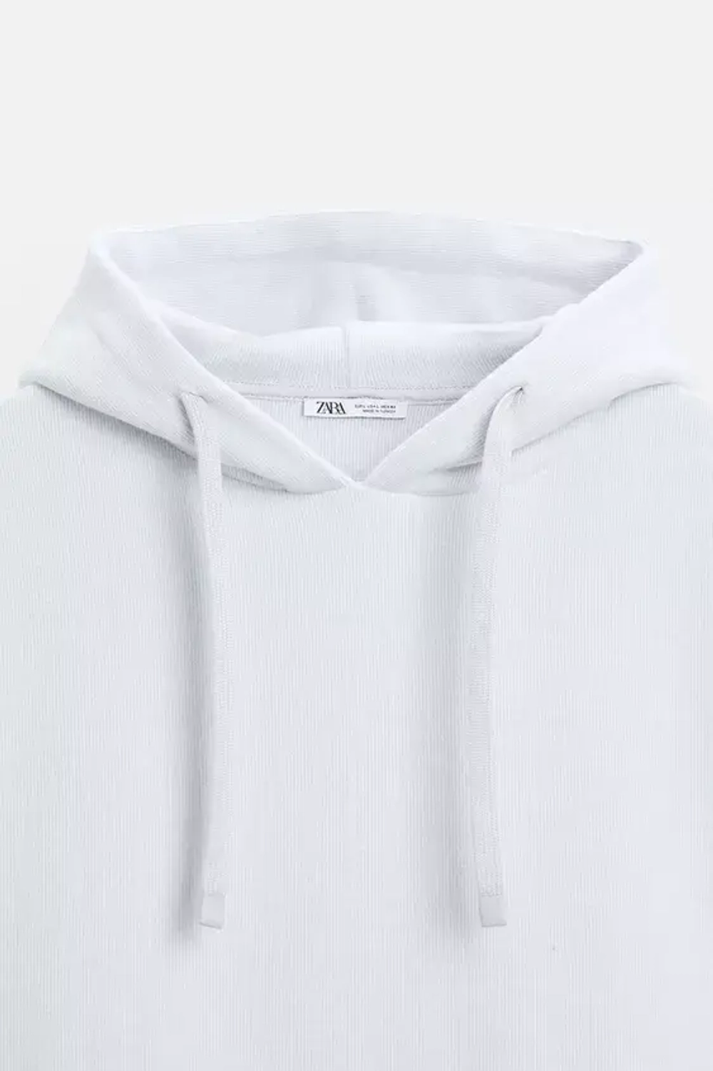 ZARA ХУДИ ИЗ МЯГКОЙ ТКАНИ, ГОЛУБОЙ