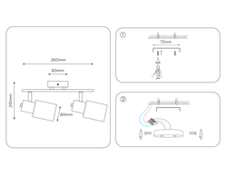 Ambrella Настенно-потолочный спот Traditional TR3969