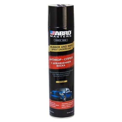 Антикор с воском ABRO черный (700мл)