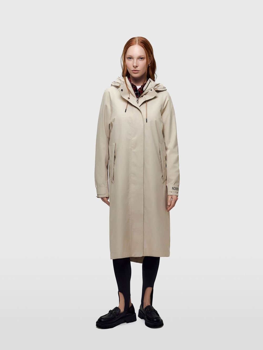 Женский плащ KAMA NORPPA слоновая кость
