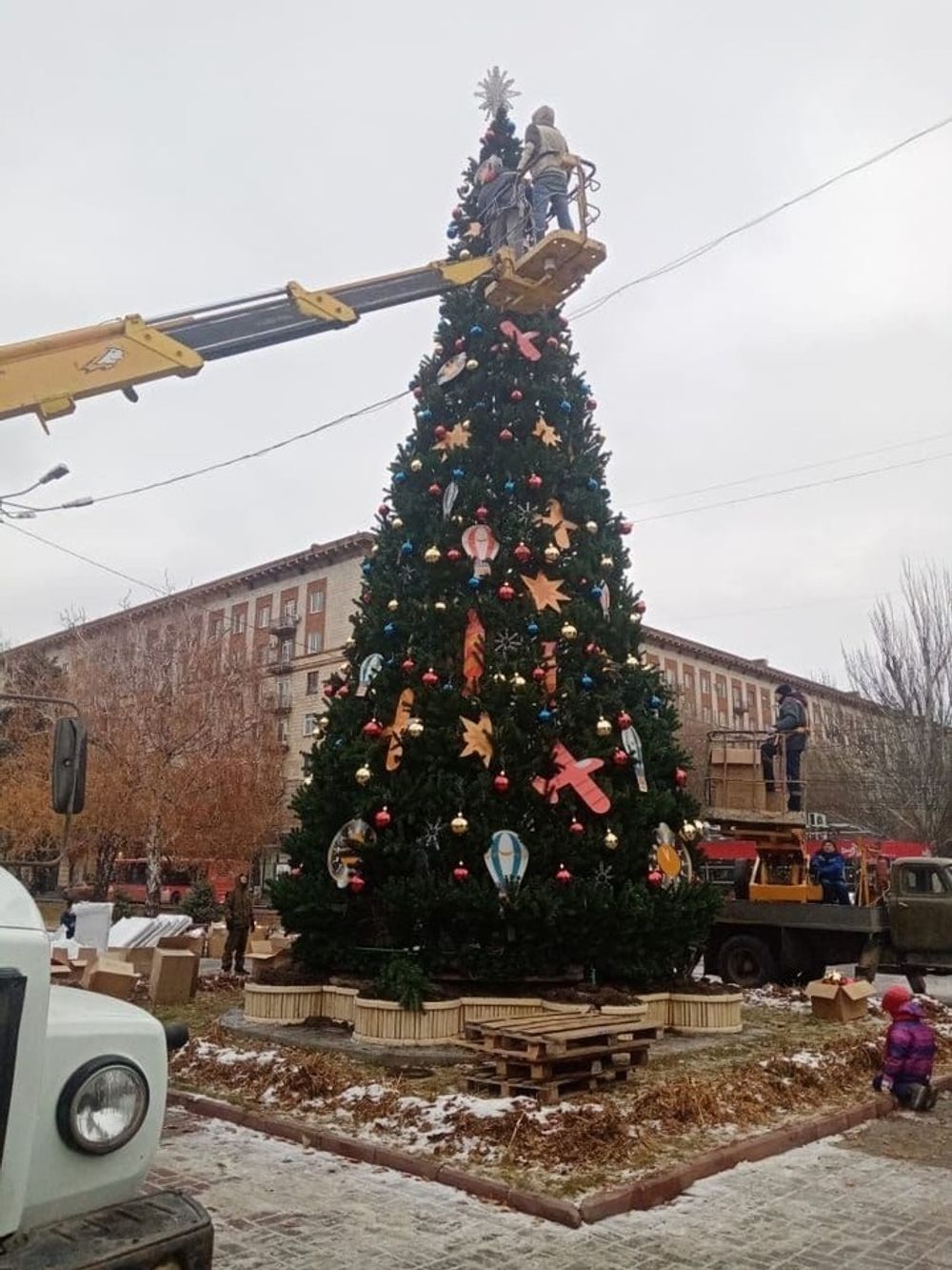 Уличная елка каркасная "Евро-2" (пвх) 23 м