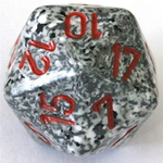 Chessex 7-dice set Granite