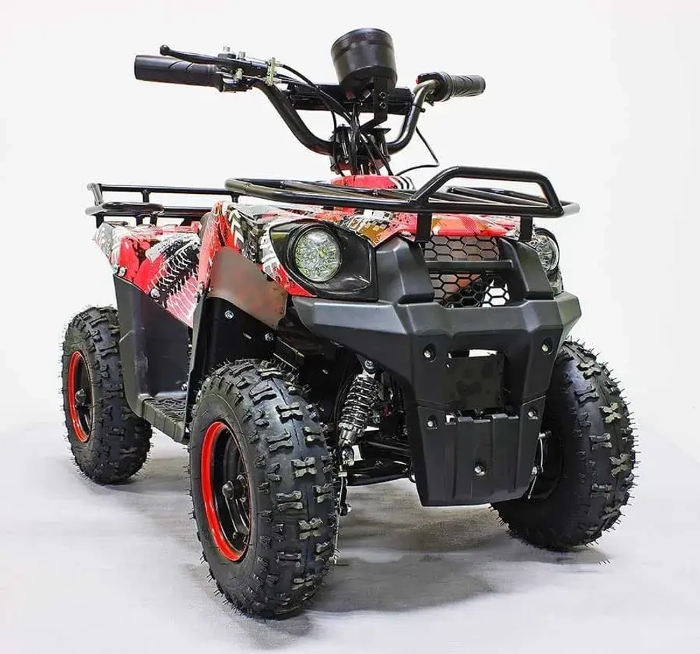 Электроквадроцикл Green Camel Гоби K45 (36V 800W R6 Цепь) быстросъем, ножной тормоз