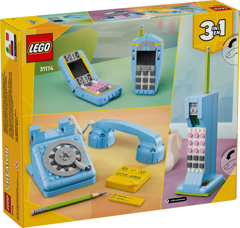 Конструктор LEGO Creator 3in1 31174 Ретро телефон